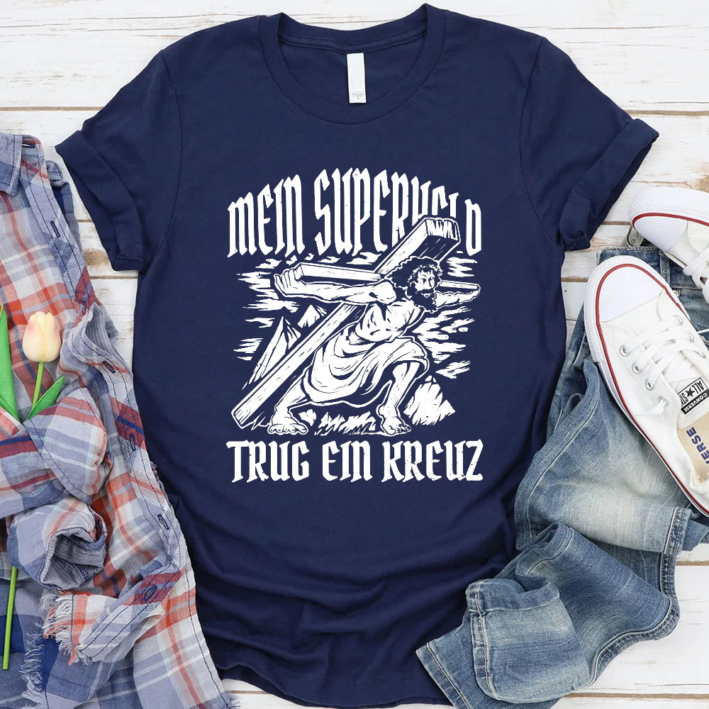 Jesus Carrying Cross Religious T-Shirt