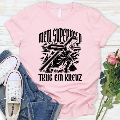 Jesus Carrying Cross Religious T-Shirt