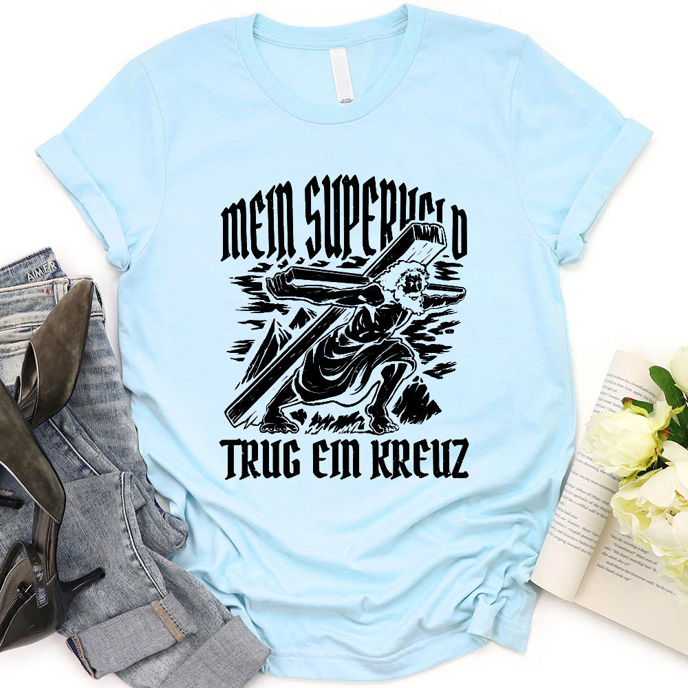 Jesus Carrying Cross Religious T-Shirt