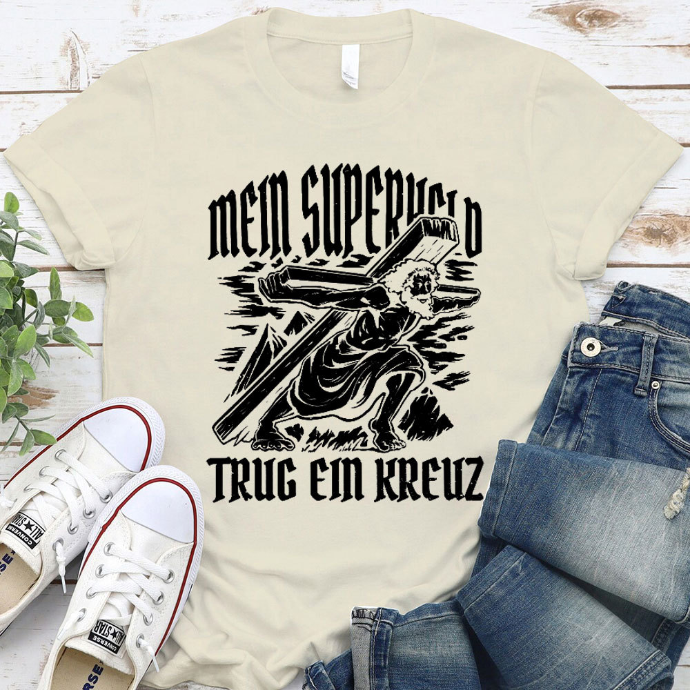 Jesus Carrying Cross Religious T-Shirt