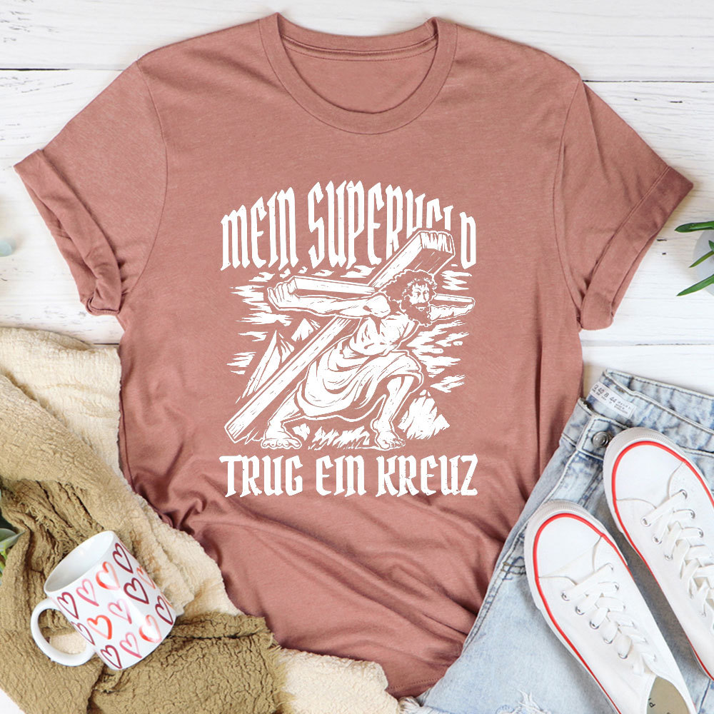 Jesus Carrying Cross Religious T-Shirt