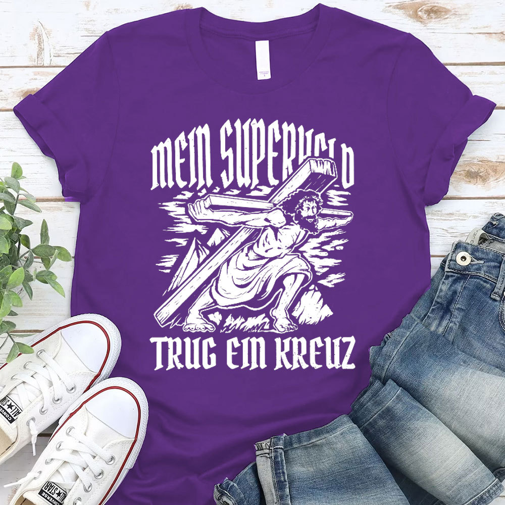 Jesus Carrying Cross Religious T-Shirt