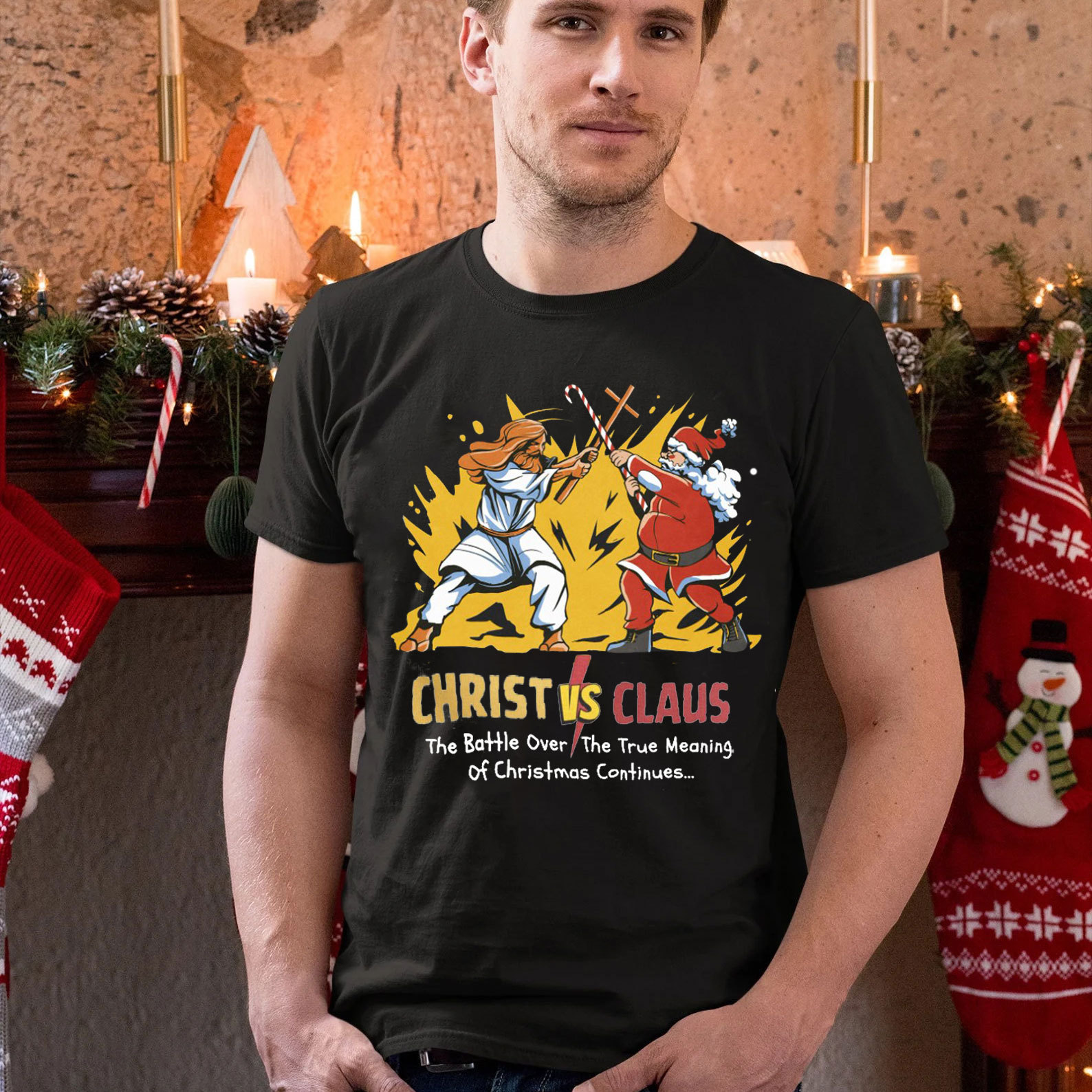 The True Meaning Of Christmas Christian T-Shirt
