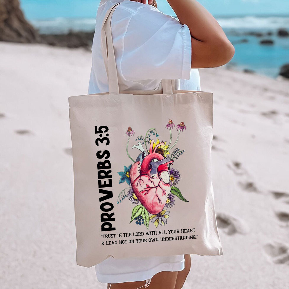 Trust In The Lord Christian Canvas Tote Bag