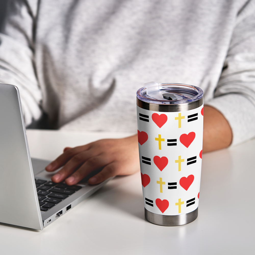 Personalized Cross Tumbler