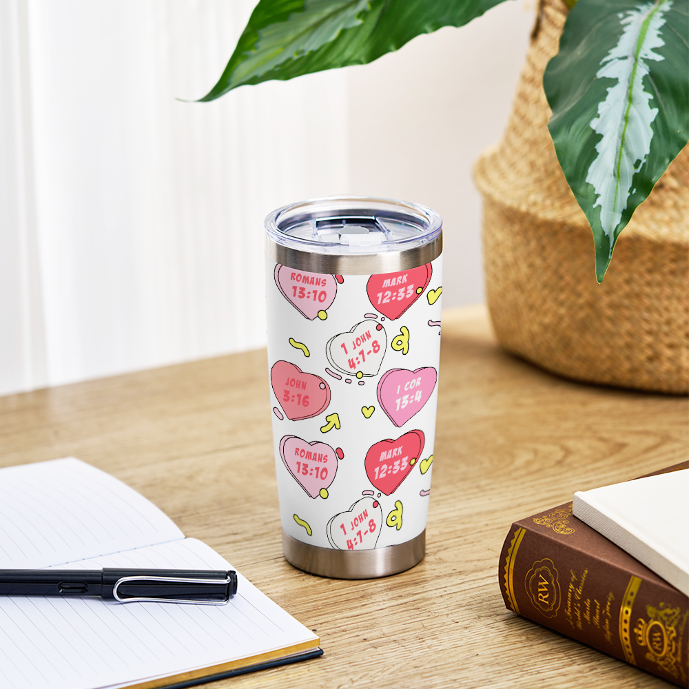 Personalized Cross Tumbler