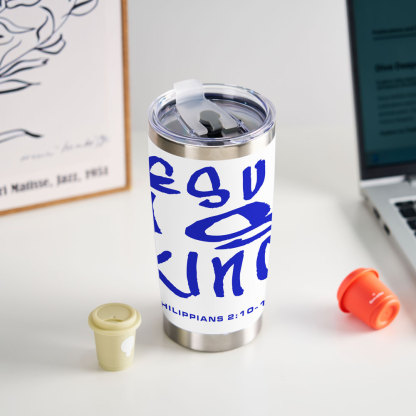 Jesus Is King Christian 20OZ Tumbler