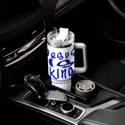 Jesus Is King Christian 40OZ Tumbler