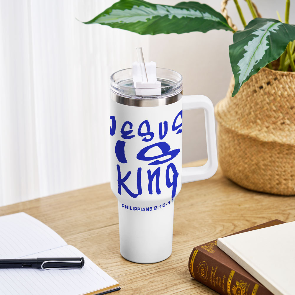 Jesus Is King Christian 40OZ Tumbler
