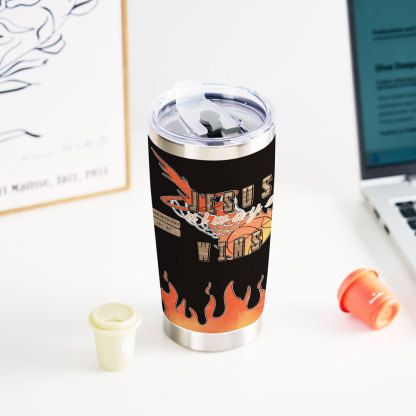 Jesus Wins Christian 20OZ Tumbler