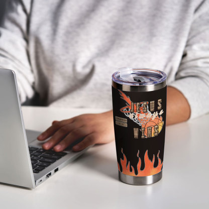 Jesus Wins Christian 20OZ Tumbler