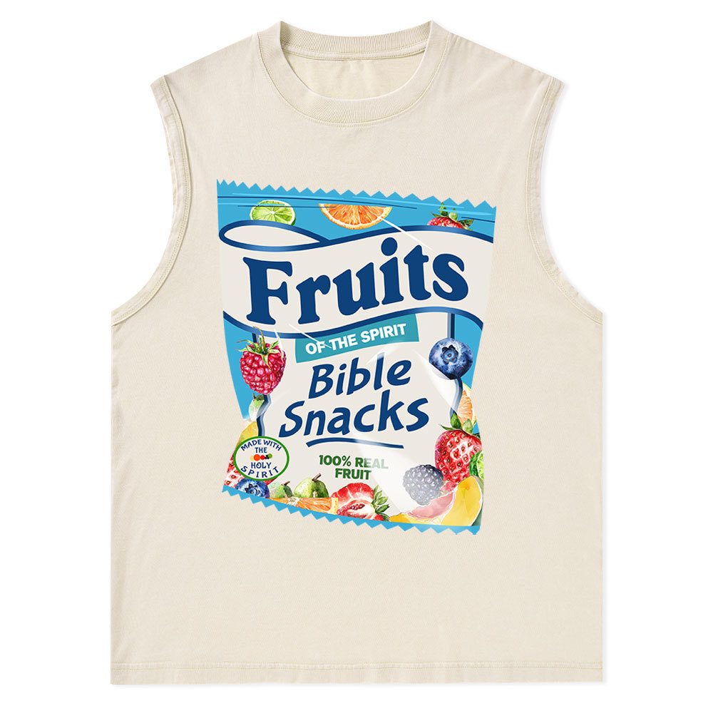 Fruit Of The Spirit Christian Washed Tank Top