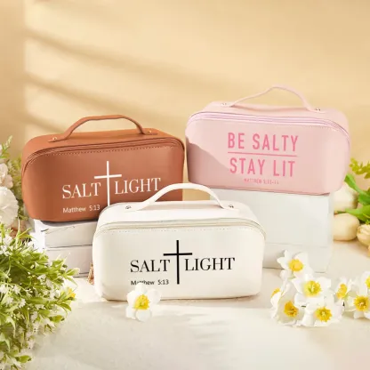 Personalized Christian Makeup Bag