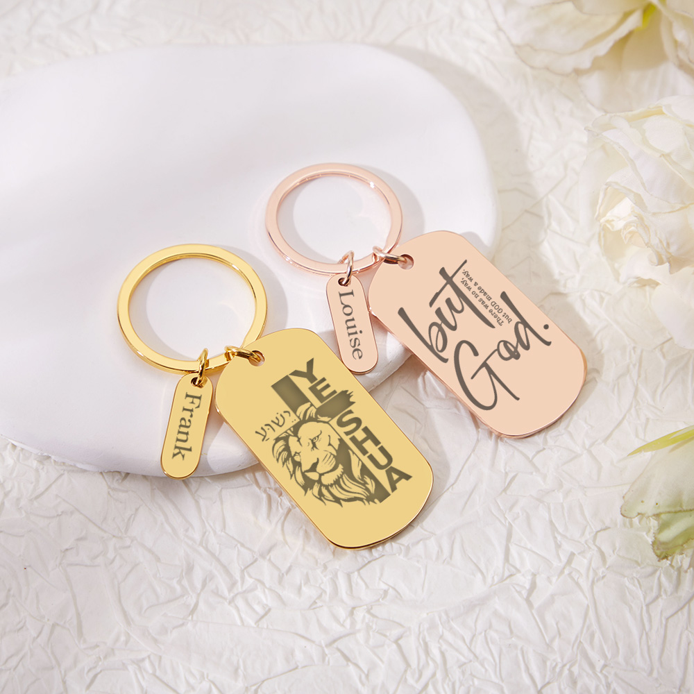 Personalized Christian Keychain