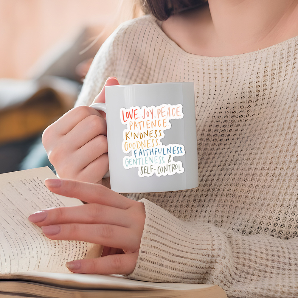 Love Joy Peace Christian Stickers