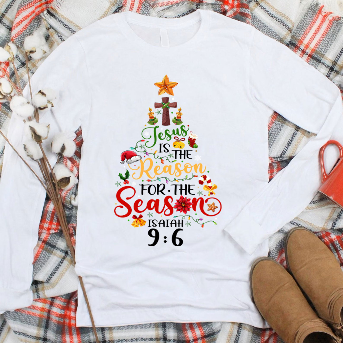 Jesus Is The Reason To The Season Christian T-Shirt