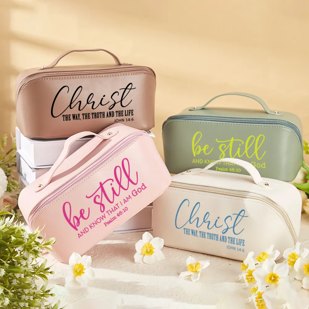 Personalized Christian Makeup Bag