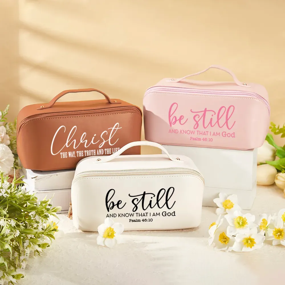 Personalized Christian Makeup Bag