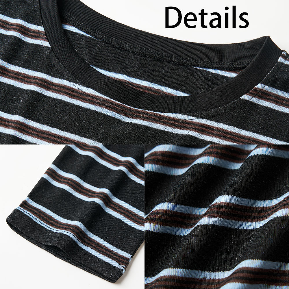 Sample -- Christian Long Sleeve Striped T-Shirt