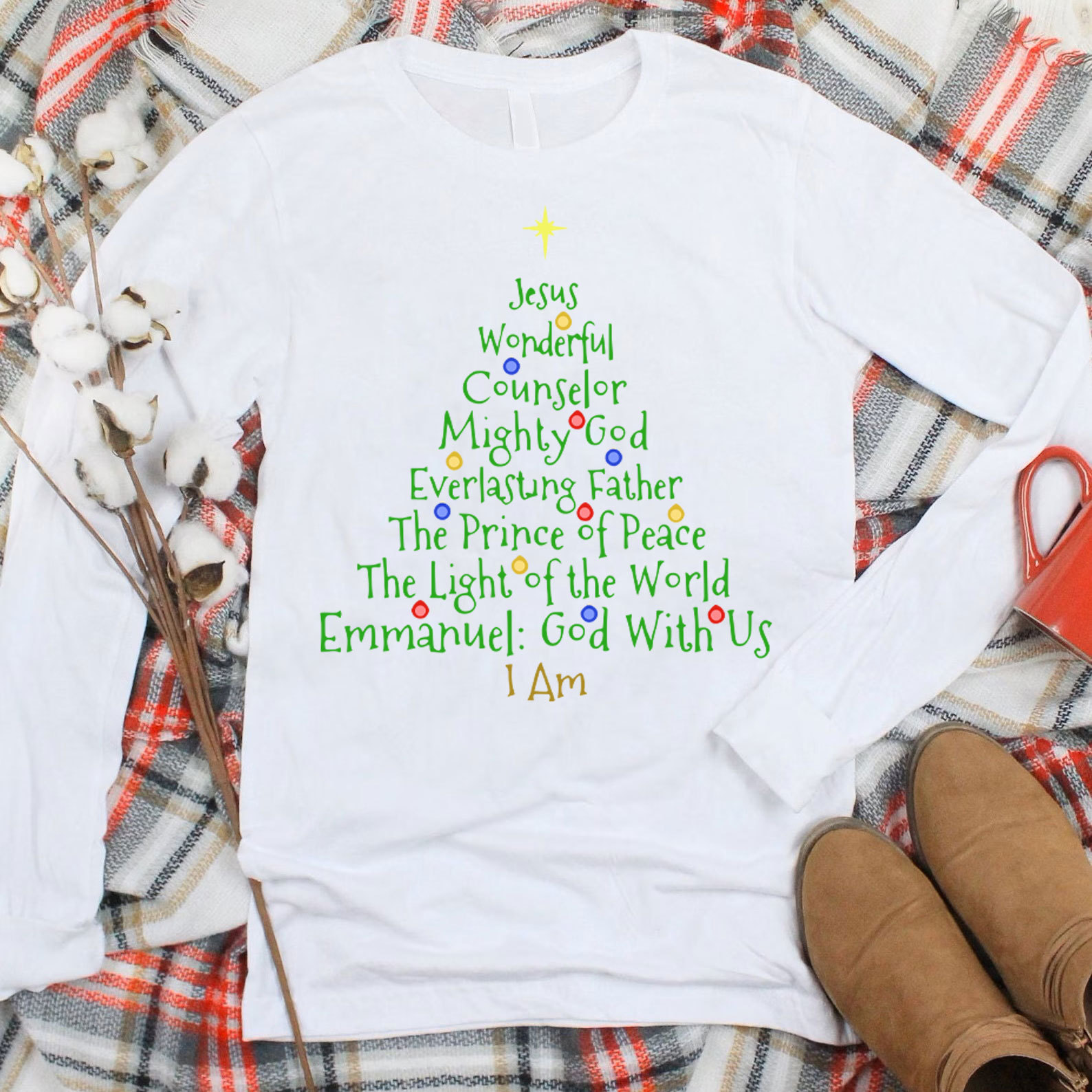 Christian Christmas Long Sleeve T-Shirt