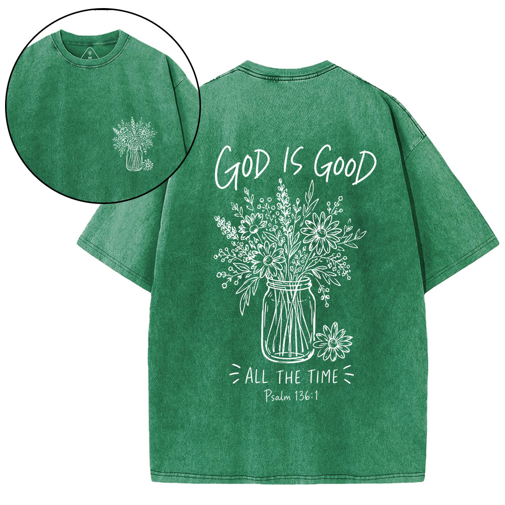 New-Sample Christian Washed T-Shirt双面原件31.95 Sale - GuidingCross