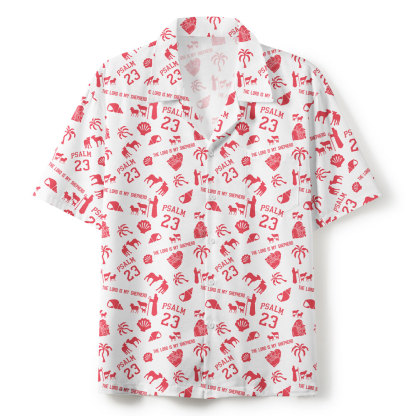 The Lord Is My Shepherd Christian Hawaiian Shirt