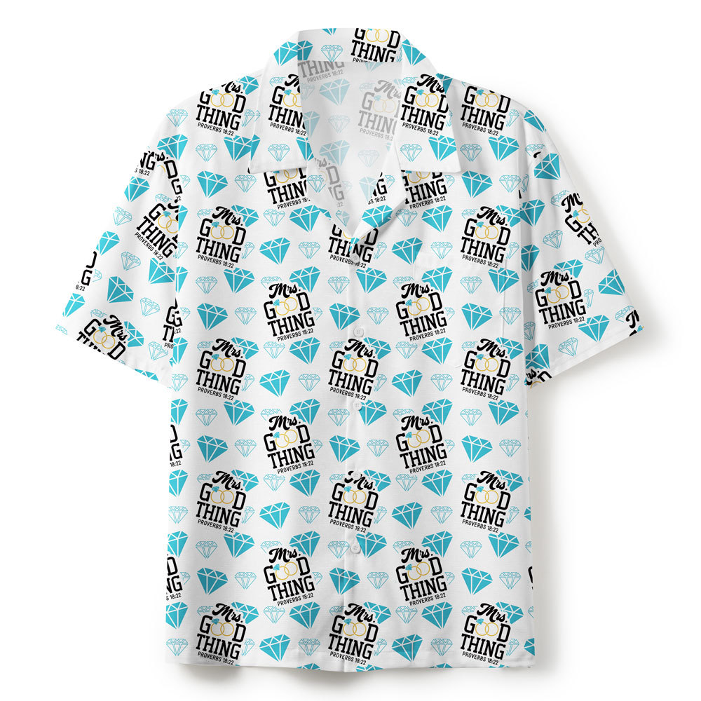 Find Good Things Christian Light Couple Hawaiian Shirt