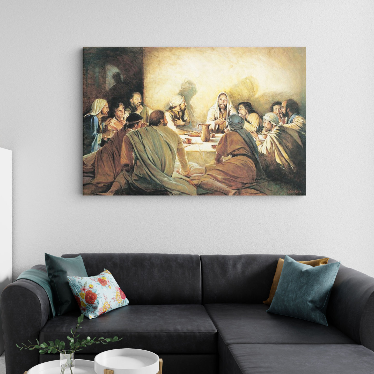 The Last Supper Christian Canvas Wall Art
