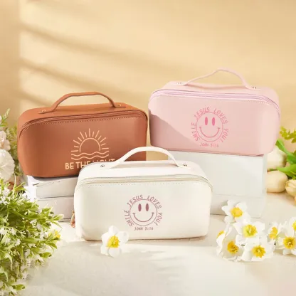 Personalized Christian Girl Makeup Bag