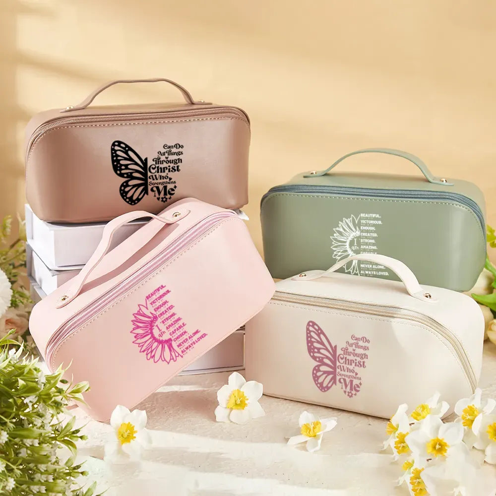 Personalized Christian Girl Makeup Bag