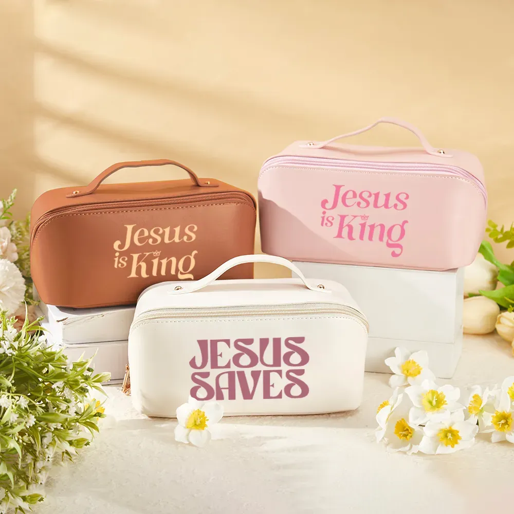 Personalized Gift Christian Girl Makeup Bag