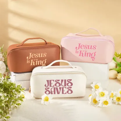 Personalized Gift Christian Girl Makeup Bag