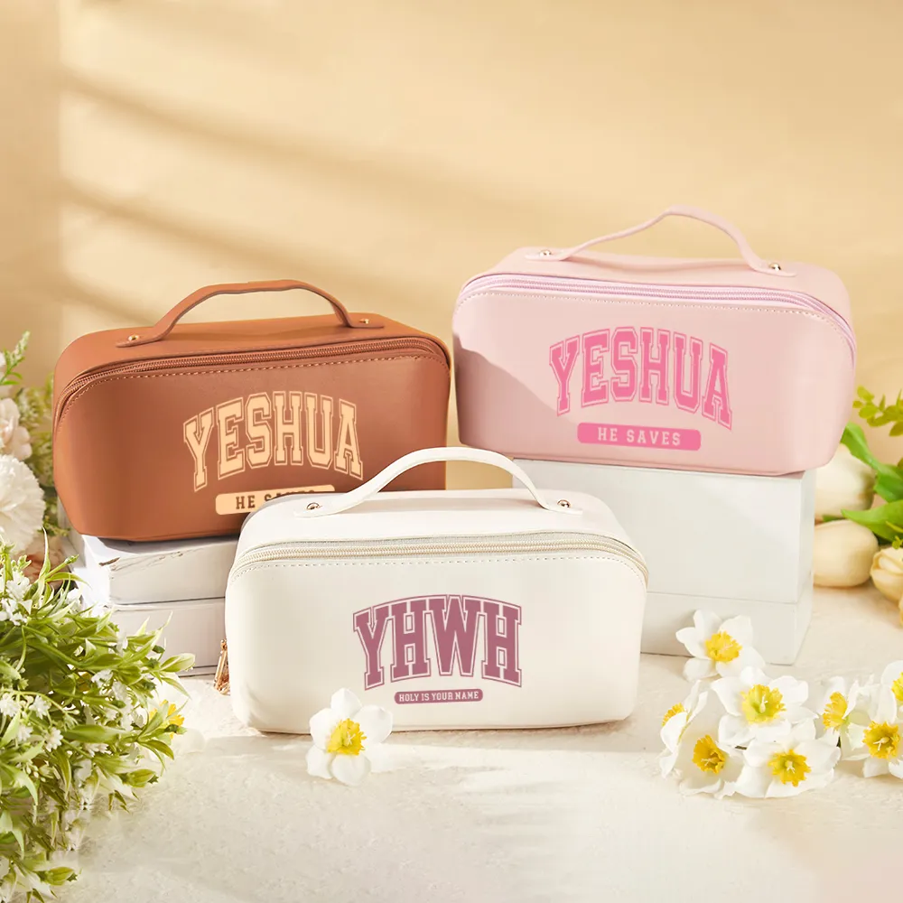 Personalized Gift Christian Girl Makeup Bag