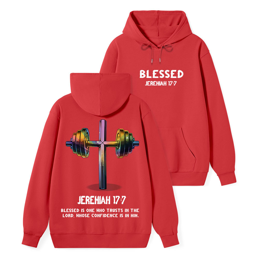 Blessed Is One Who Trusts In The Lord Classic Christian Hoodie Sale - GuidingCross