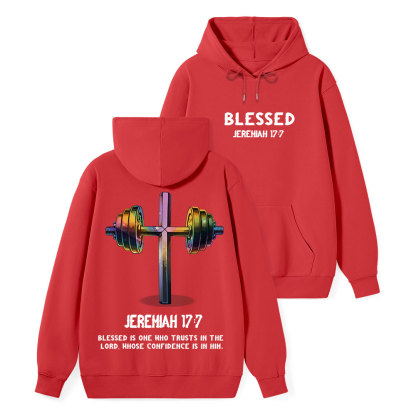 Blessed Is One Who Trusts In The Lord Classic Christian Hoodie