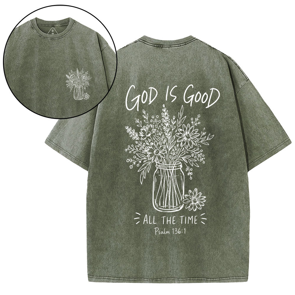 New-Sample Christian Washed T-Shirt双面原件31.95 Sale - GuidingCross