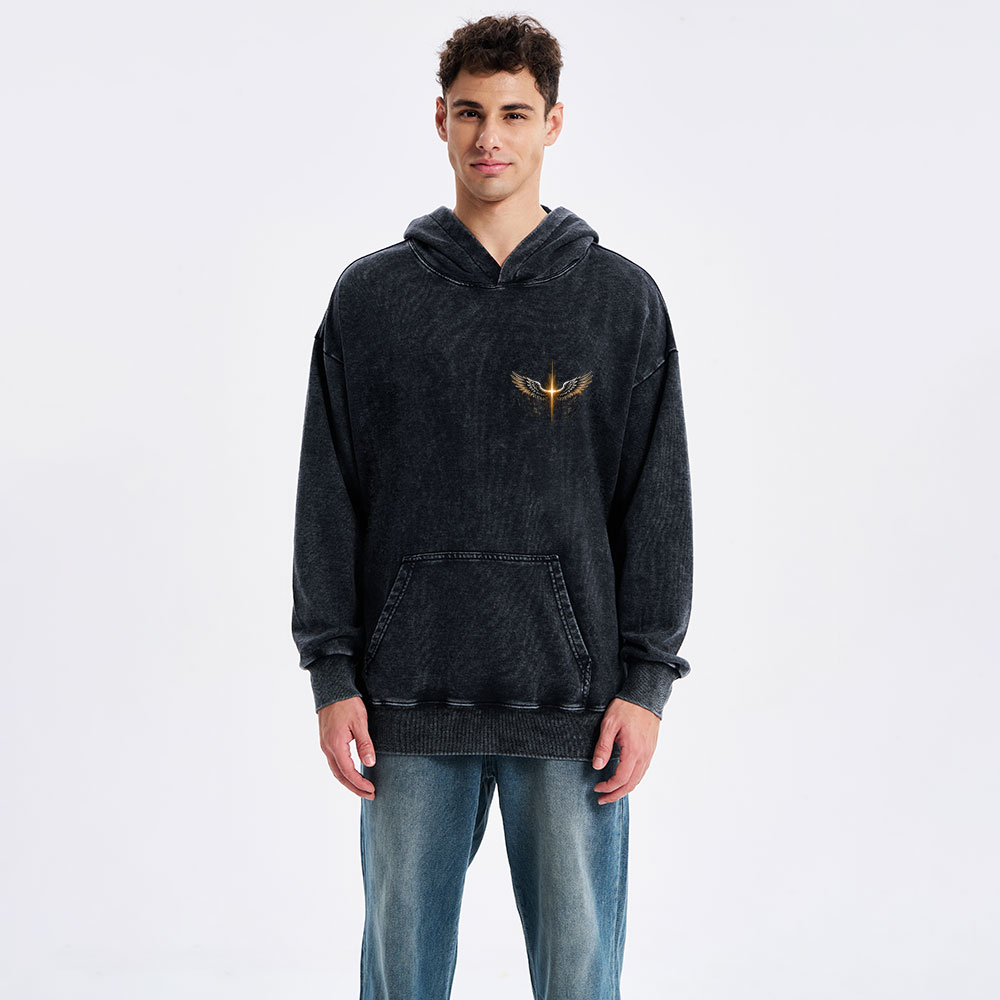 The Way The Truth The Life Christian Washed Hoodie 