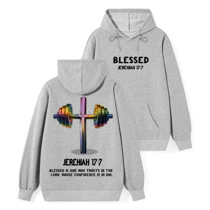 Blessed Is One Who Trusts In The Lord Classic Christian Hoodie