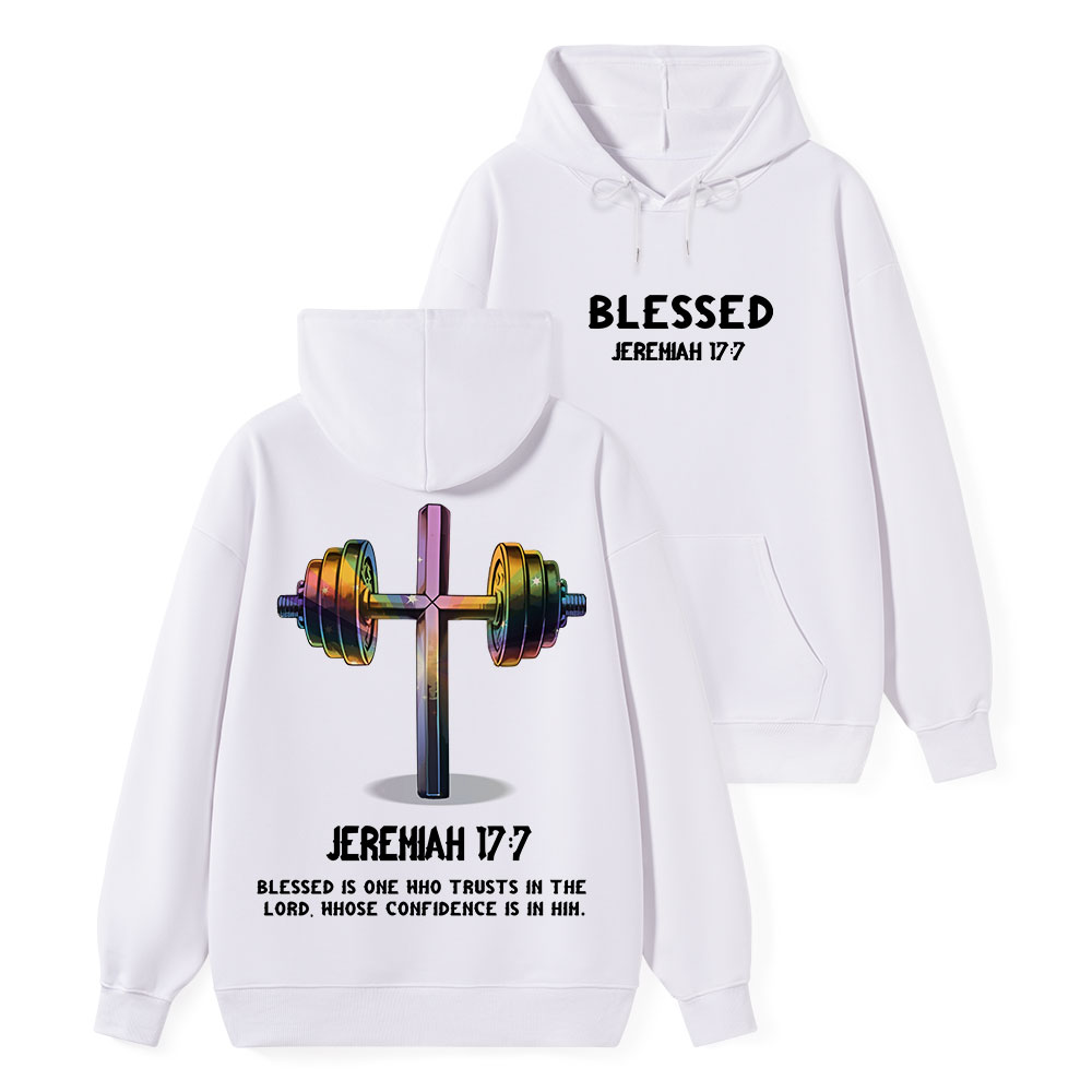 Blessed Is One Who Trusts In The Lord Classic Christian Hoodie