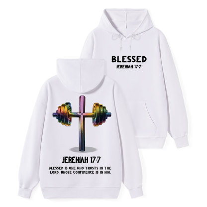 Blessed Is One Who Trusts In The Lord Classic Christian Hoodie