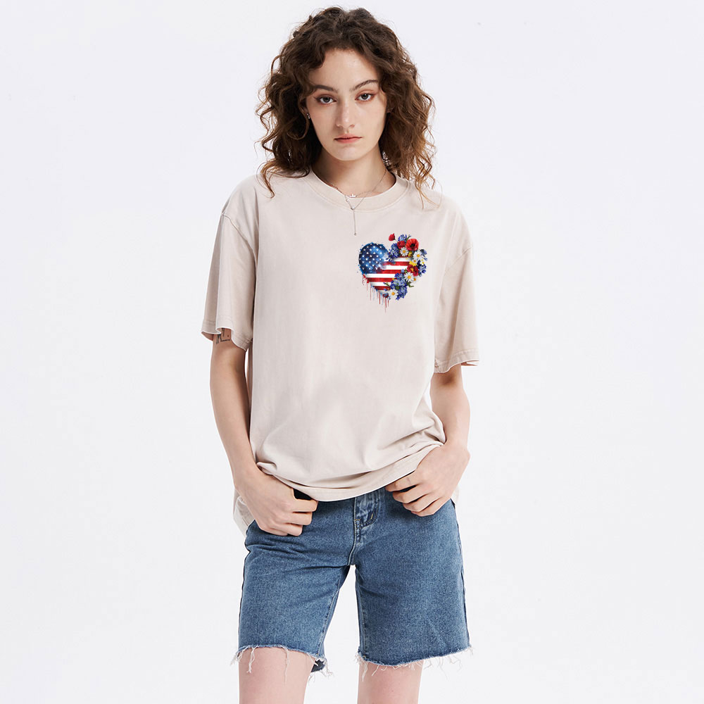  For God So Loved The World Christian Washed T-Shirt