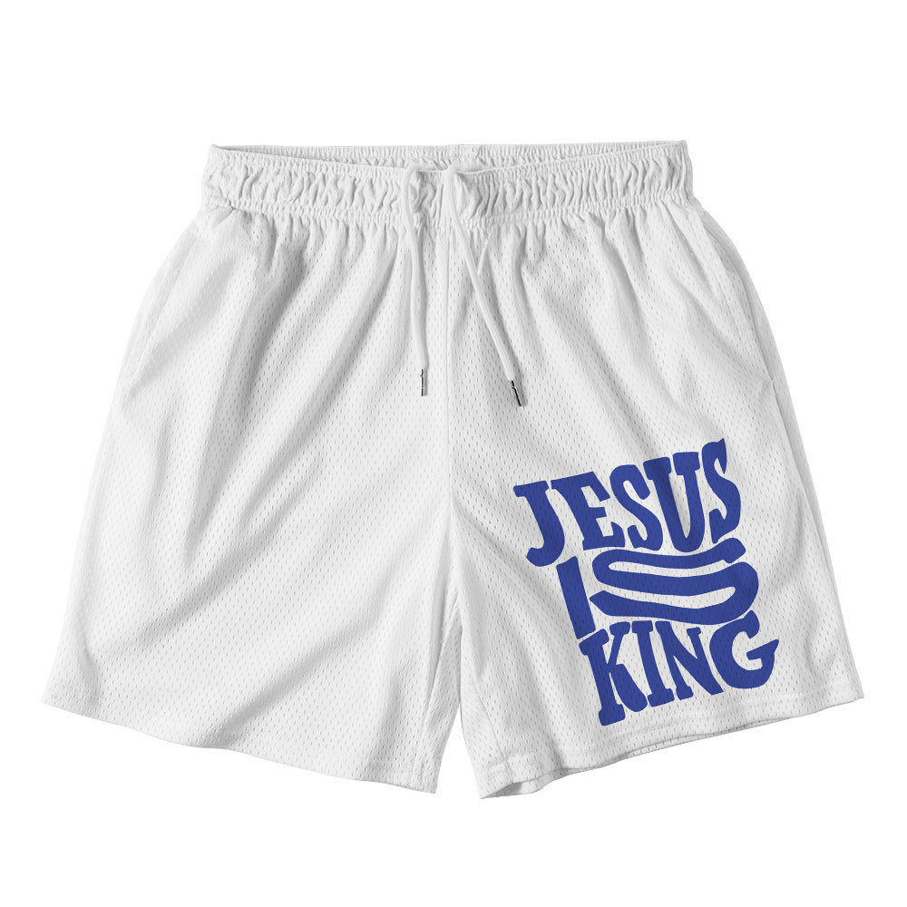 Jesus Is King Christian Mesh Shorts