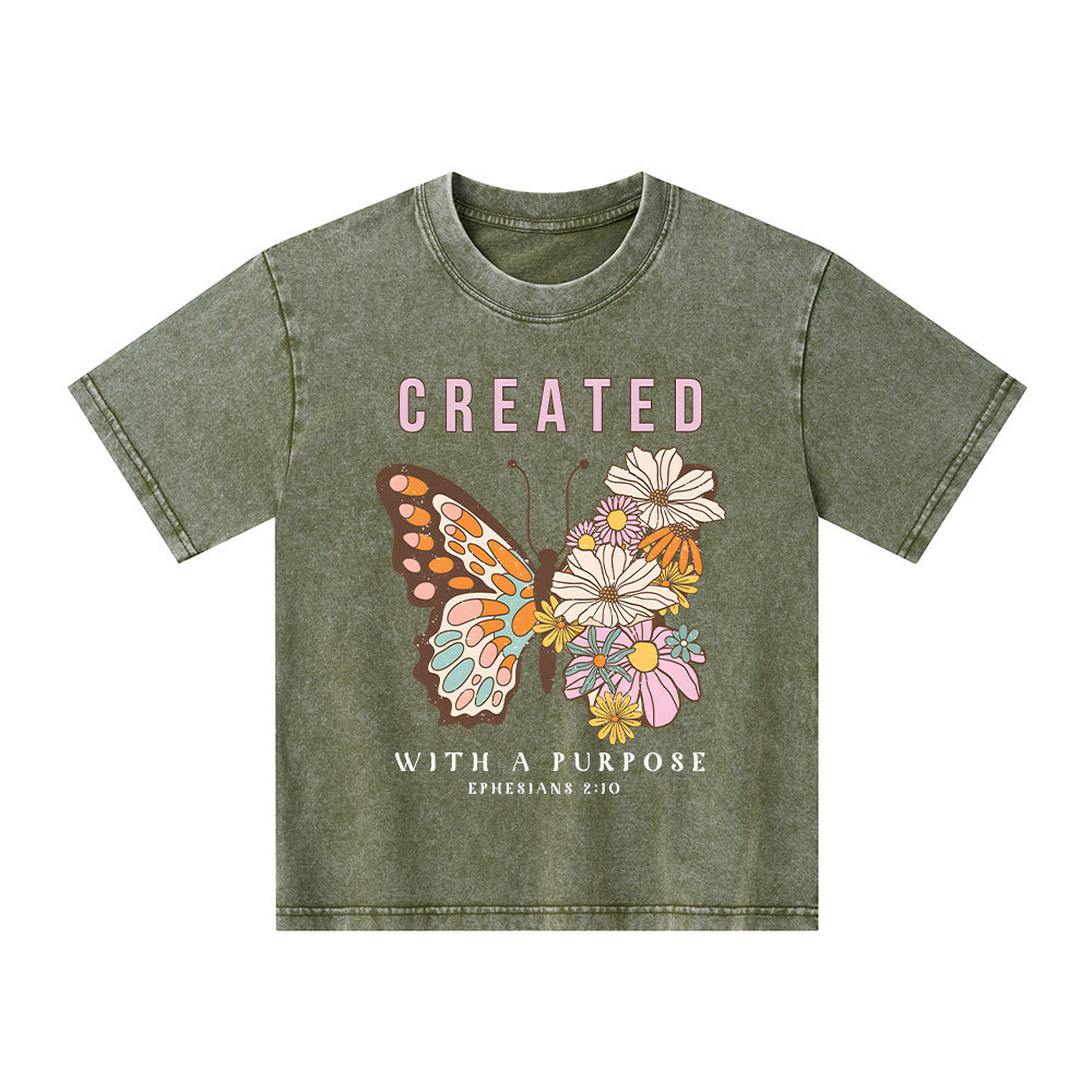 Created With Purpose Kid Washed T-Shirt