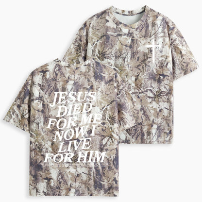 Jesus Died For Me Christian Camo T-Shirt