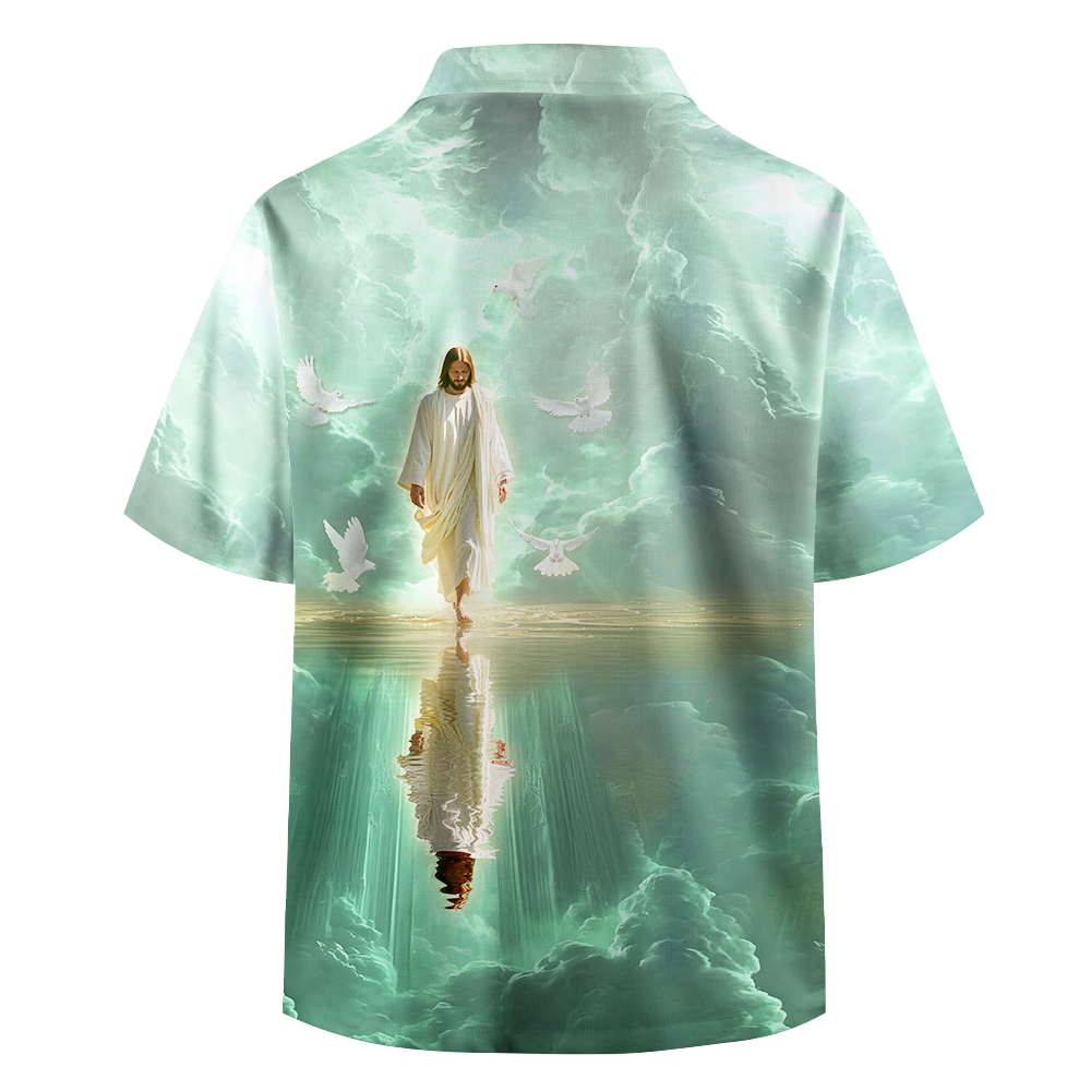  Water Walker Christian Hawaiian Shirt 