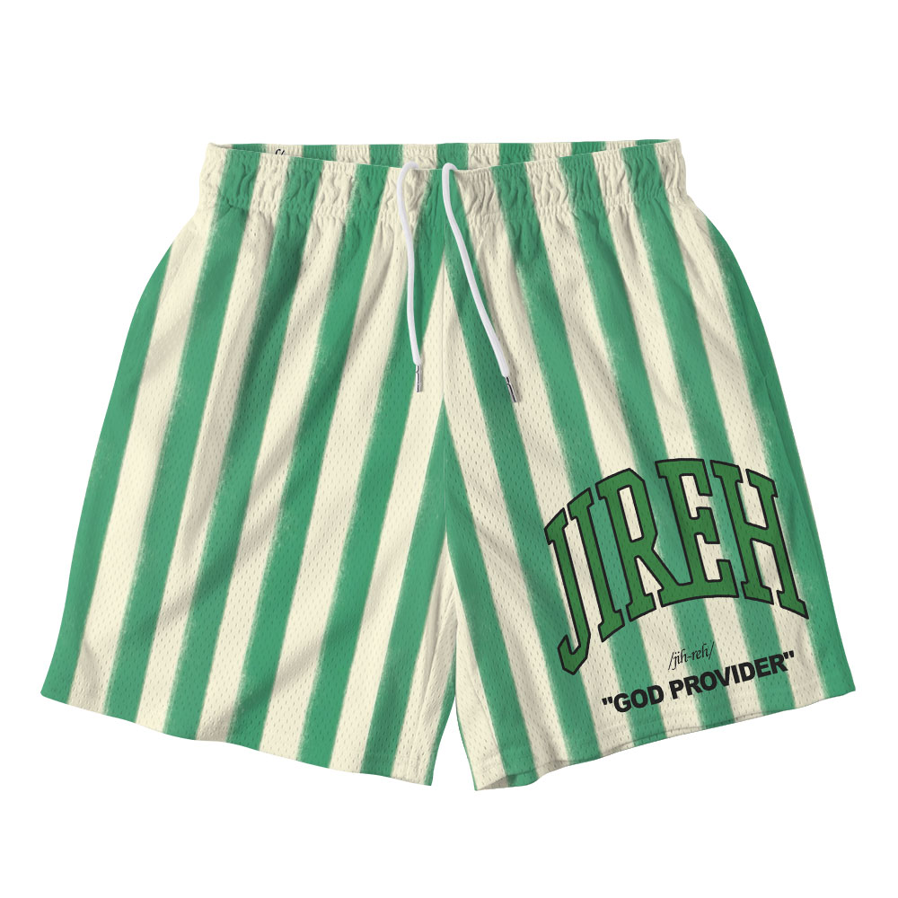 Jireh God Provider Christian Mesh Shorts