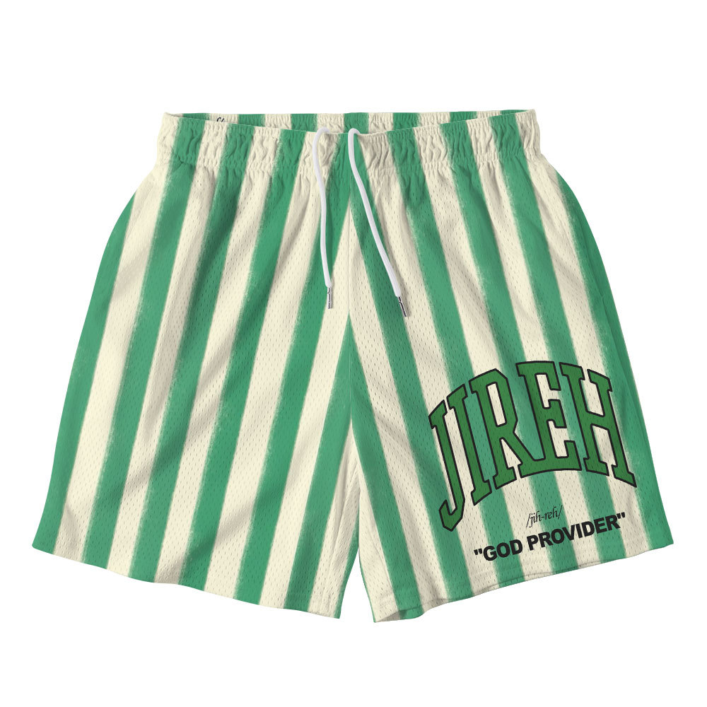 Jireh God Provider Christian Mesh Shorts