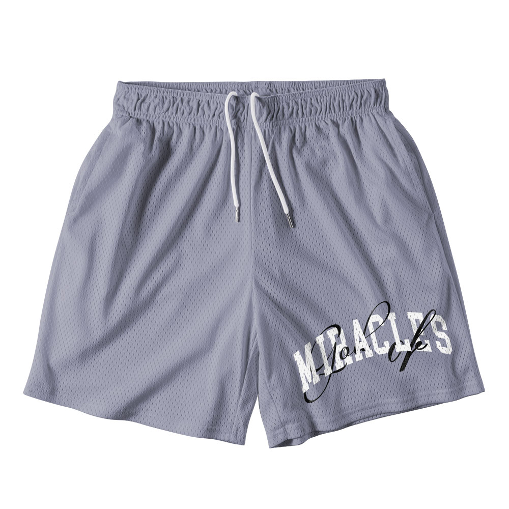 Miracles Of God Christian Mesh Shorts
