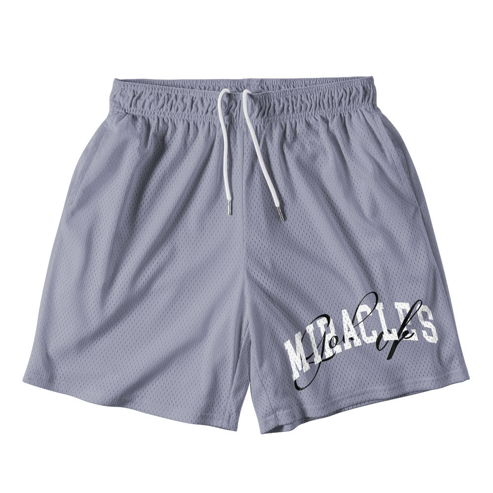Miracles Of God Christian Mesh Shorts