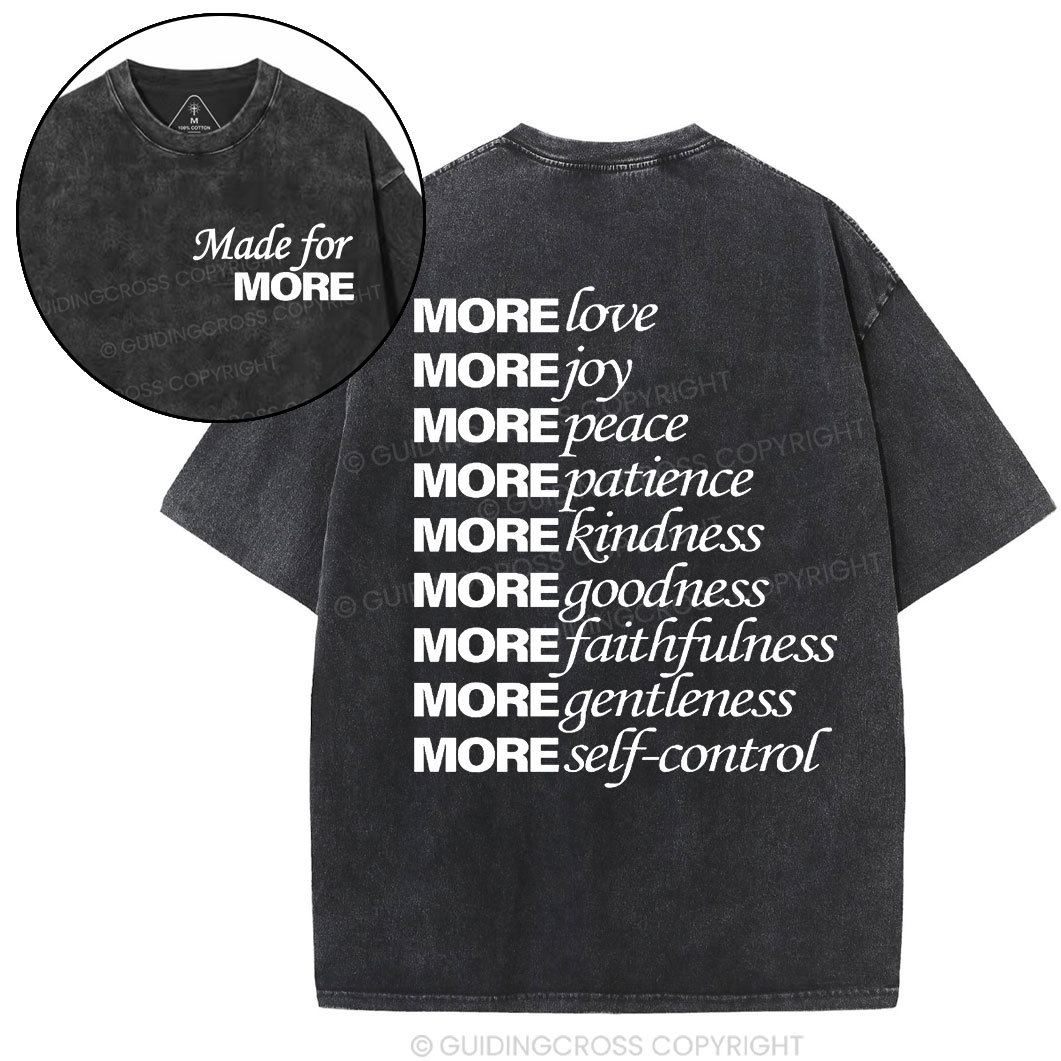 Made For More Christian Washed T-Shirt